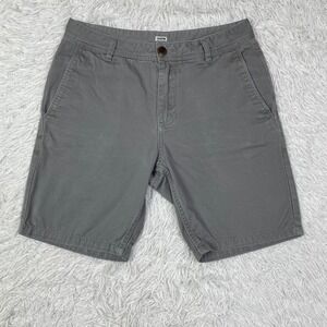 Katin Shorts Mens 30 Gray 100% Cotton Surf Hike Outdoor Pockets Chino Casual Men